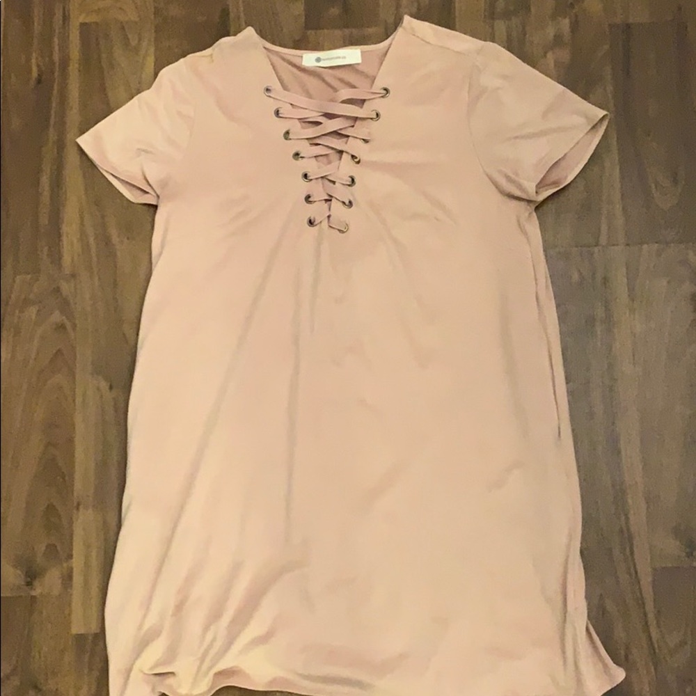 blush dress